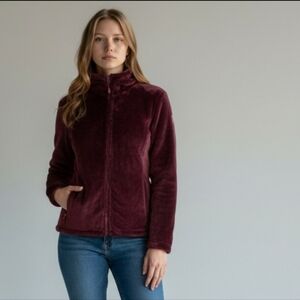 32 Degree Heat Women's Plush Faux Fur Full-Zip Jacket Size Small
